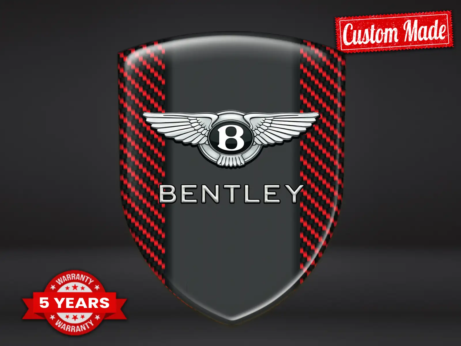 Bentley Adesivi Logo Aziendali Sportivi Tuning Regolabili